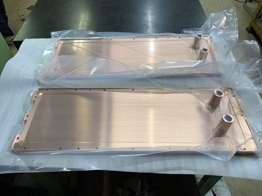 copper backing plate